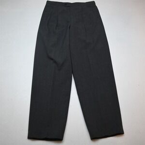 Austin Grey 29x30 Gray Wool Pleated Baggy High Waist Dress Mens Pants